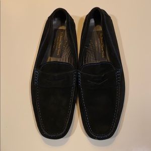 To Boot Ashton Black Suede Loafers - Men’s 10